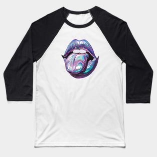 Tongue Out Baseball T-Shirt